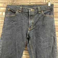 wrangler jeans boy 14 husky blue denim adjustable waistband bootcut pants