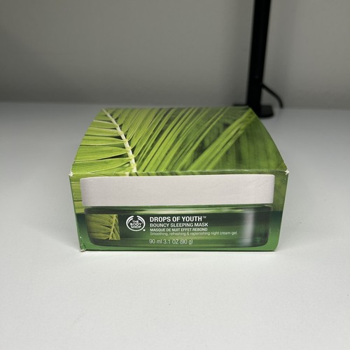 The Body Shop Drops Of Youth Bouncy Sleeping Mask 3.1 Oz 90ml Vegan Edelweiss