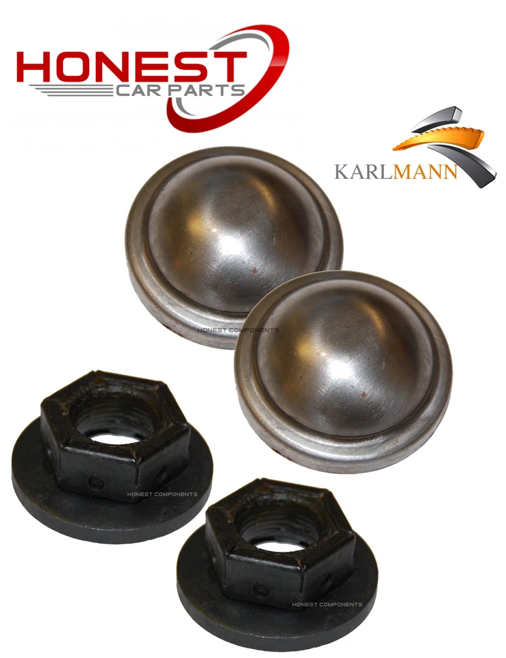 Se adapta a FORD FOCUS MK1 98-05 TAPAS DE GRASA Y TUERCAS DE RETENCIÓN Karlmann Foto 2 de 3