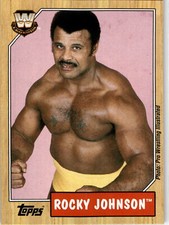 2007 Topps Heritage III WWE #83 Rocky Johnson