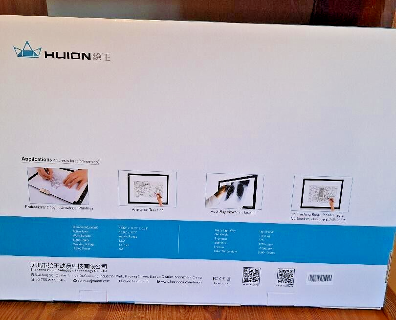 HUION A3 LED New Light Pad, Light Box 19" x 14" eBay