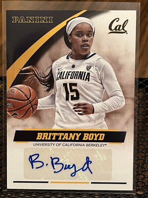 BRITTANY BOYD 2015 PANINI TEAM COLLECTION CALIFORNIA GOLDEN BEARS