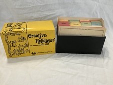 Vintage 1974 Creative Holidays 100 Unusual Ideas Educational Insight Inc. Cards