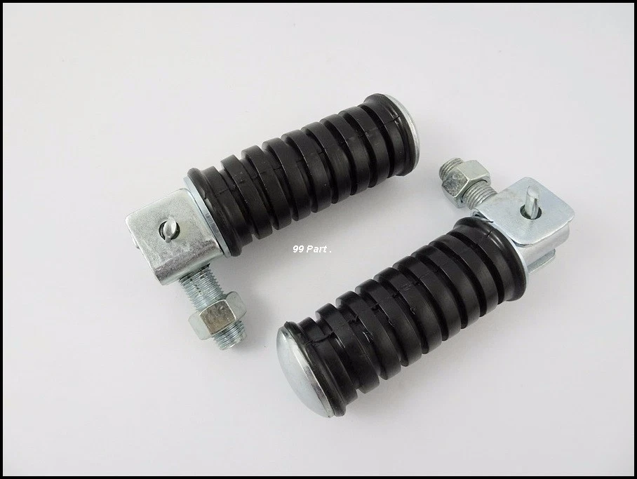 YAMAHA YL1 YL2 YA6 YSC1 XT500 YD3 ESTRIBERAS TRASERAS, REPOSAPIÉS DE GOMA / Par Foto 3 de 4