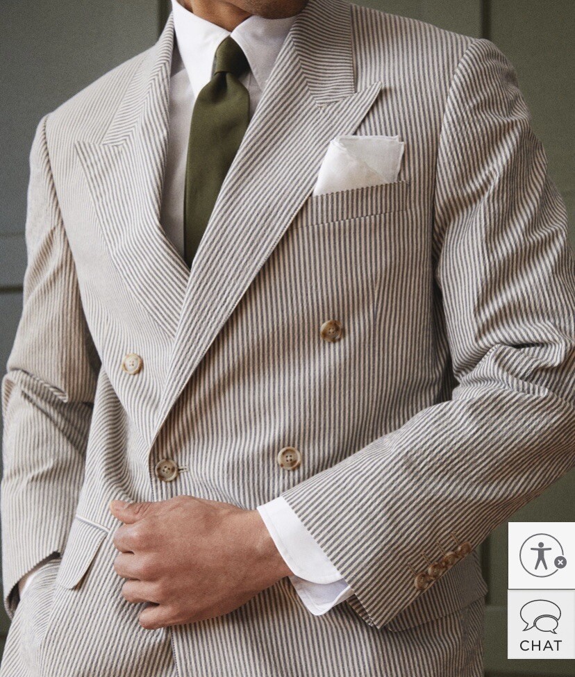 TODD SNYDER X KENTUCKY DERBY SEERSUCKER WYTHE SUIT Jacket