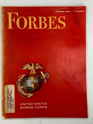 VTG Forbes Magazine December 1 1963 United States Marine Corps