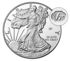 End of World War II 75th Anniversary American Eagle Silver Proof Coin In-Hand