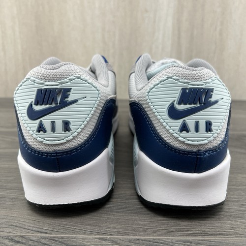 Tenis deportivos Nike Air Max 90 talla 13 para hombre platino puro blanco azul gris - Imagen 3 de 12
