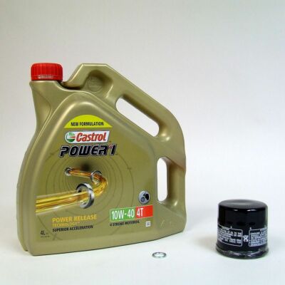 Service Kit Für YZF125 Service Kit Ölwechsel Castrol 10W-40 Öl