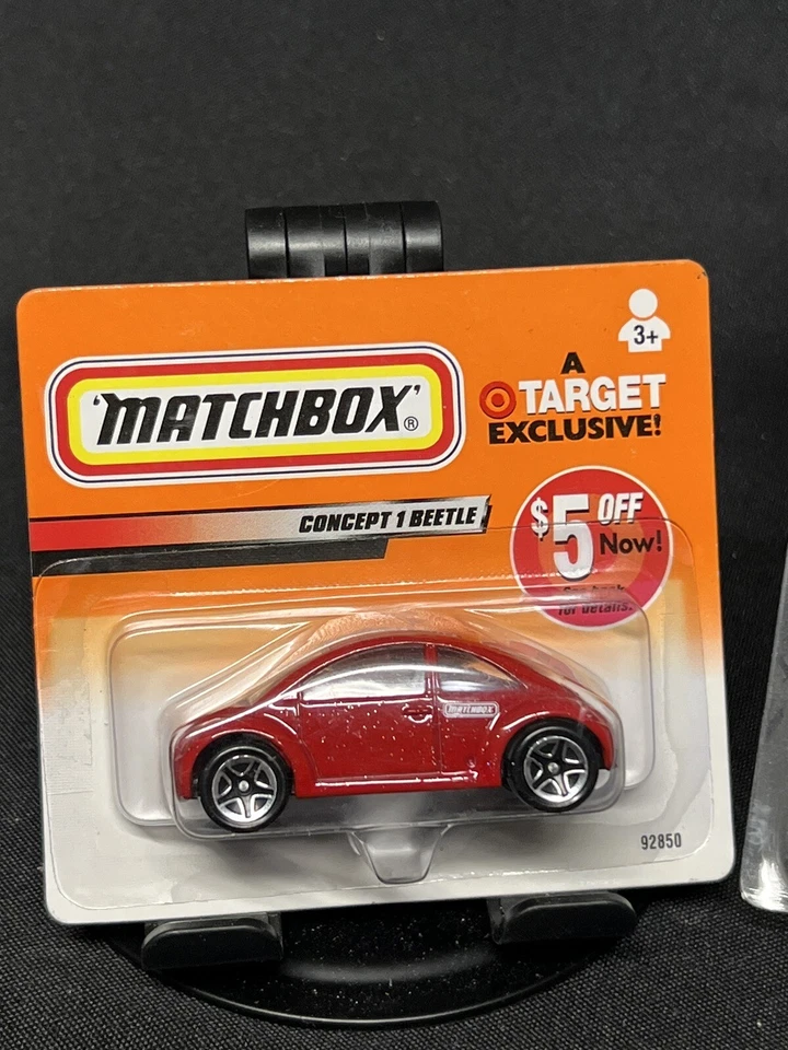 MATCHBOX - VW CONCEPT CARS - #66 - AMARILLO - 1998 y (2) 2000 rojo - nuevo en paquete Foto 2 de 4