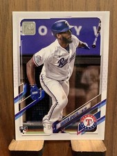 2021 Topps #358 Sherten Apostel Texas Rangers   Rookie