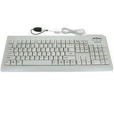 Seal Shield SSWKSV207L WATERPROOF TRUETYPE KEYBOARD IP68 WHITE - USB Wired