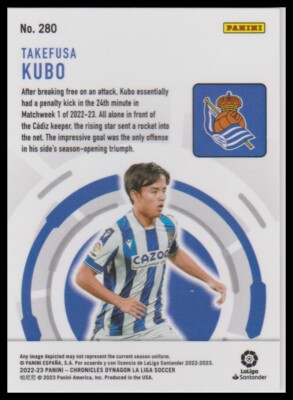 Panini Chronicles Soccer #280 Takefusa Kubo | eBay