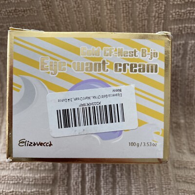 Gold CF-Nest-B-Jo Eye Want Cream, 3.53 oz (100 ml) Exp 4/25 Free Shipping