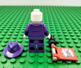 LEGO 76013 DC Comics Super Heroes The Joker Minifigure (sh0094) Purple Fedora