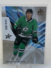 Miri Heiskanen 2020-21 Upper Deck SP Game Used #'d /265 Dallas Stars