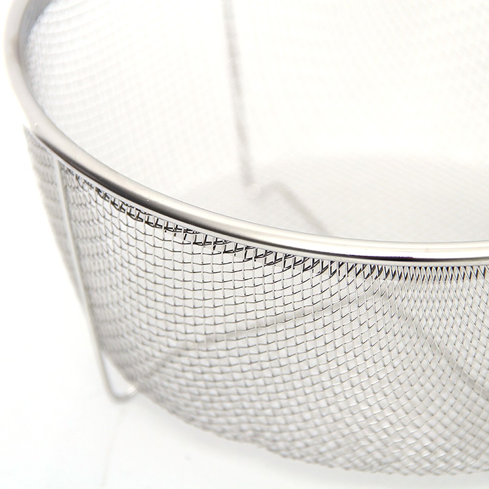 Stainless Steel Deep Fry Basket Round Wire Mesh French Chip Fry Basket