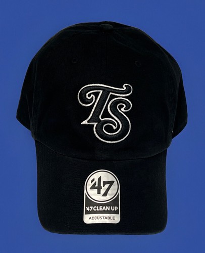 Tennessee Smokies ‘47 Brand Clean Up MiLB Black Strapback Adjustable Hat Cap New - Picture 3 of 7