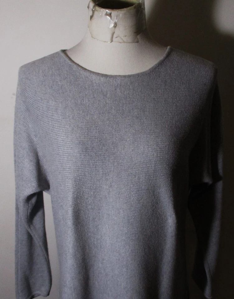 MICHAEL KORS Gray Long Sleeve Tunic Top Size M Foto 2 de 4