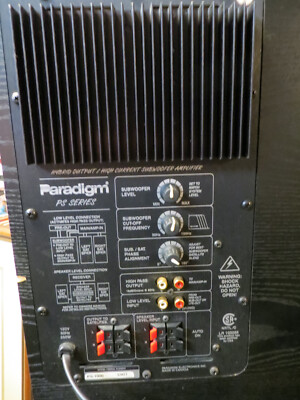 Paradigm PS-1000 PS SERIES オーディオ機器 格安 PARADIGM PS SERIES PS-1000 V.3 POWERED SUBWOOFER (129638-1