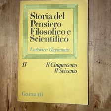 STORIA DEL PENSIERO FILOSOFICO E SCIENTIFICO VOLUME II 1977