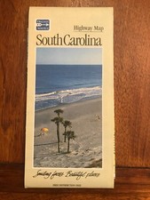 1995 Official Highway road map of South Carolina