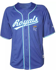 NEW Dynasty Apparel Unisex Adult MLB Kansas City Royals Jersey Size Large