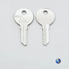 1069C Key Blanks for Various Cylinder Locks by National Cabinet Lock (2 Keys)