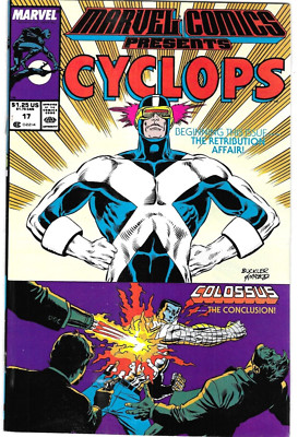 Marvel Presents Cyclops Comic 17 Copper Age First Print 1989 Ann Nocenti Buckler