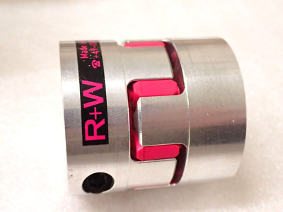 R+W Elastomer Coupling w/ Split Clamping Hub NEW