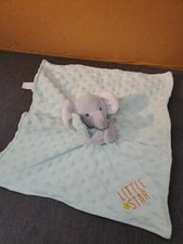 Carters Child of Mine Little Star Mint Green Elephant Security Blanket Rattle