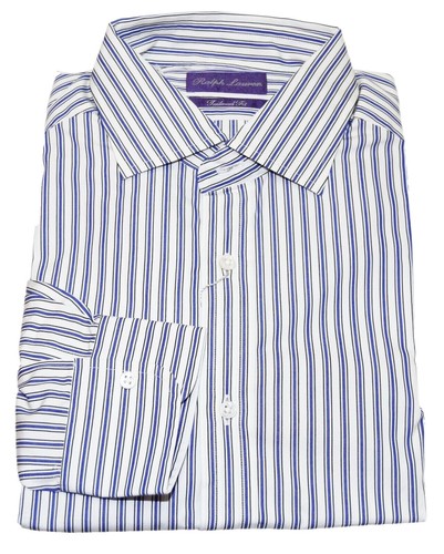Ralph Lauren Slim Fit Stretch Non Iron Dress Shirt Men's Sz 17 Blue Micro Check | eBay Ralph Lauren Slim Fit Stretch Non Iron Dress Shirt Men's Sz 17 Blue Micro Check | eBay