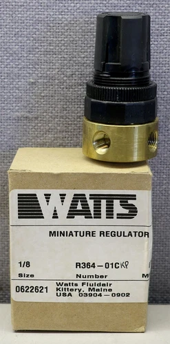 Watts Fluidair Parker R364-01CKP Miniature Regulator New