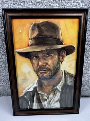 Impresión firmada enmarcada Harrison Ford Indiana Jones y foto brillante de Star Wars 8 x 10 - Imagen 2 de 13
