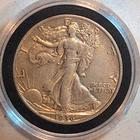 Liberty Walking Half Dollar 1936 50C Philadelphia No Mint Mark Business Strike