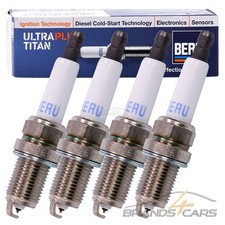 4x BERU ZÜNDKERZE ULTRA TITAN FÜR SKODA OCTAVIA 2 1Z SUPERB 2 3T 1.8 2.0