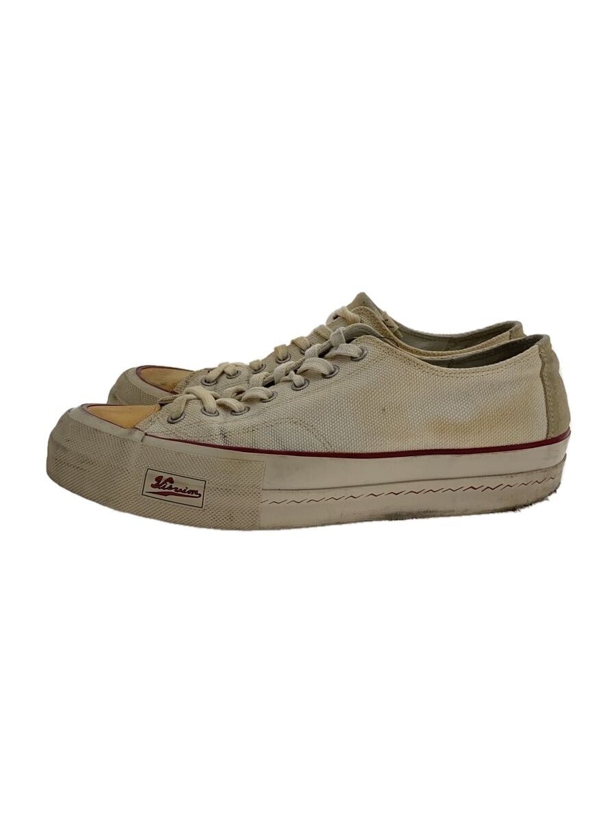 SAOLA sneakers basse visvim taglia USA 10 bianche tela sporche suola indossate usate