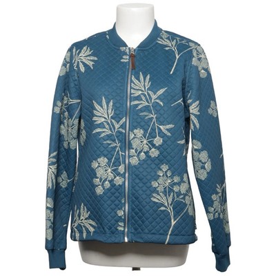 Danefae, Bomberjacke, Damen, Größe: M, Blau, Polyester, Blumen #AkC