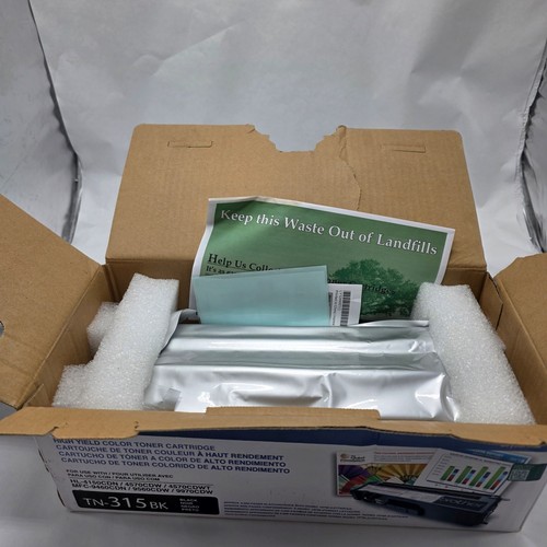 Genuine Brother TN315BK Black Toner Cartridge High Yield OB SEALED - 第 2/13 張圖片