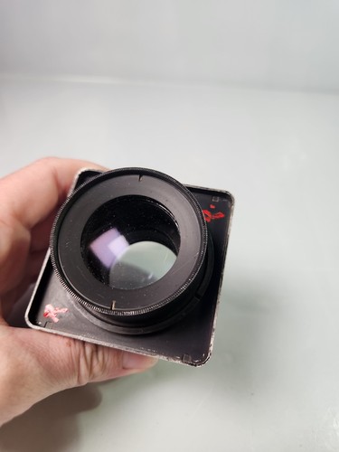 Wollensak Graflex Telephoto Tele Optar RARE 10" inch 25cm F5.6 on board - Picture 11 of 14