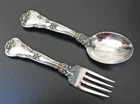 Gorham Chantilly Sterling Baby Spoon & Baby Fork Set
