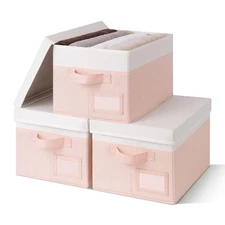 Storage Bins with Lids, Storage Boxes for Organizing, Storage Baskets with La...