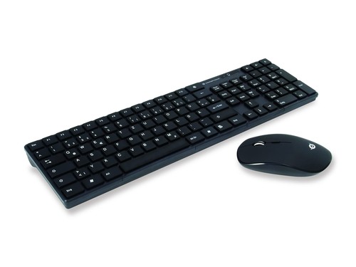 Conceptronic Orazio keyboard RF Wireless QWERTY German Black Orazio, Standard, R - 第 1/5 張圖片