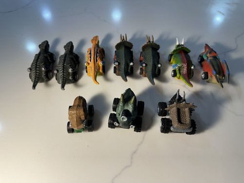 Lot of 10 Pull Back Dinosaur Vehicles - Picture 8 of 9