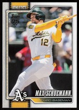 2026 Topps Series 1 Celebration Max Schuemann #225 Athletics