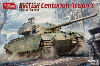 Amusing Hobby 1/35 Britisch Centurion Action X Main Battle Tank Modell Set