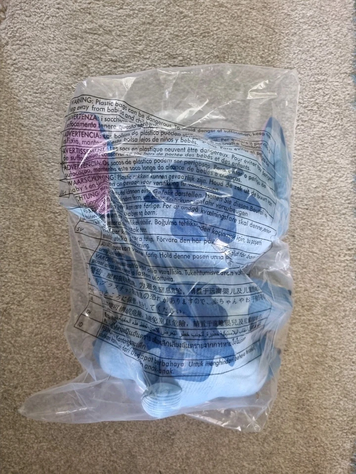 Disney Store Stitch Sensory Plush.  31cm. Cord and Foam Soft Toy. New with Tag. - Image 2 of 3