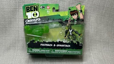 2012 Bandai Ben 10 Omniverse 2  Feedback  & Gravattack Figures 2-pack