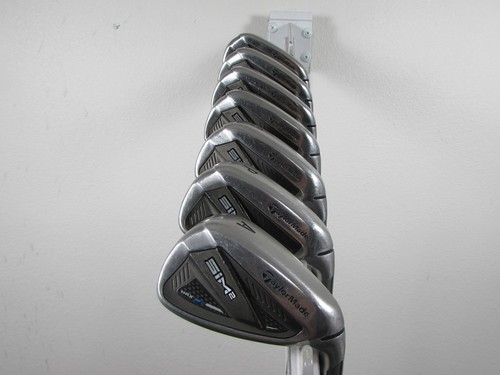 TaylorMade Golf SIM2 MAX Iron Set 5-PW,AW Stiff Flex KBS MAX MT 85 Steel Shafts