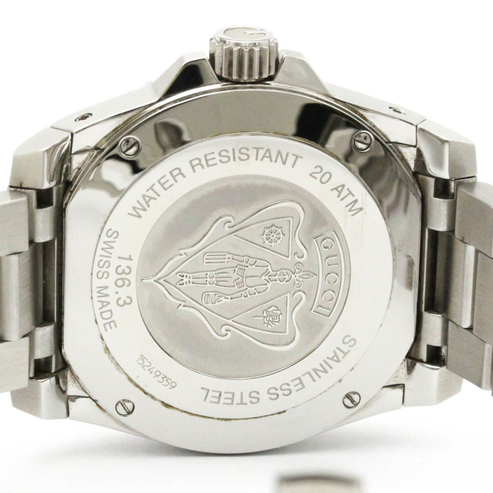 Gucci Dive Men's Stainless Steel Quartz Watch YA136301A 136.3 New From Japan thumbnail 7